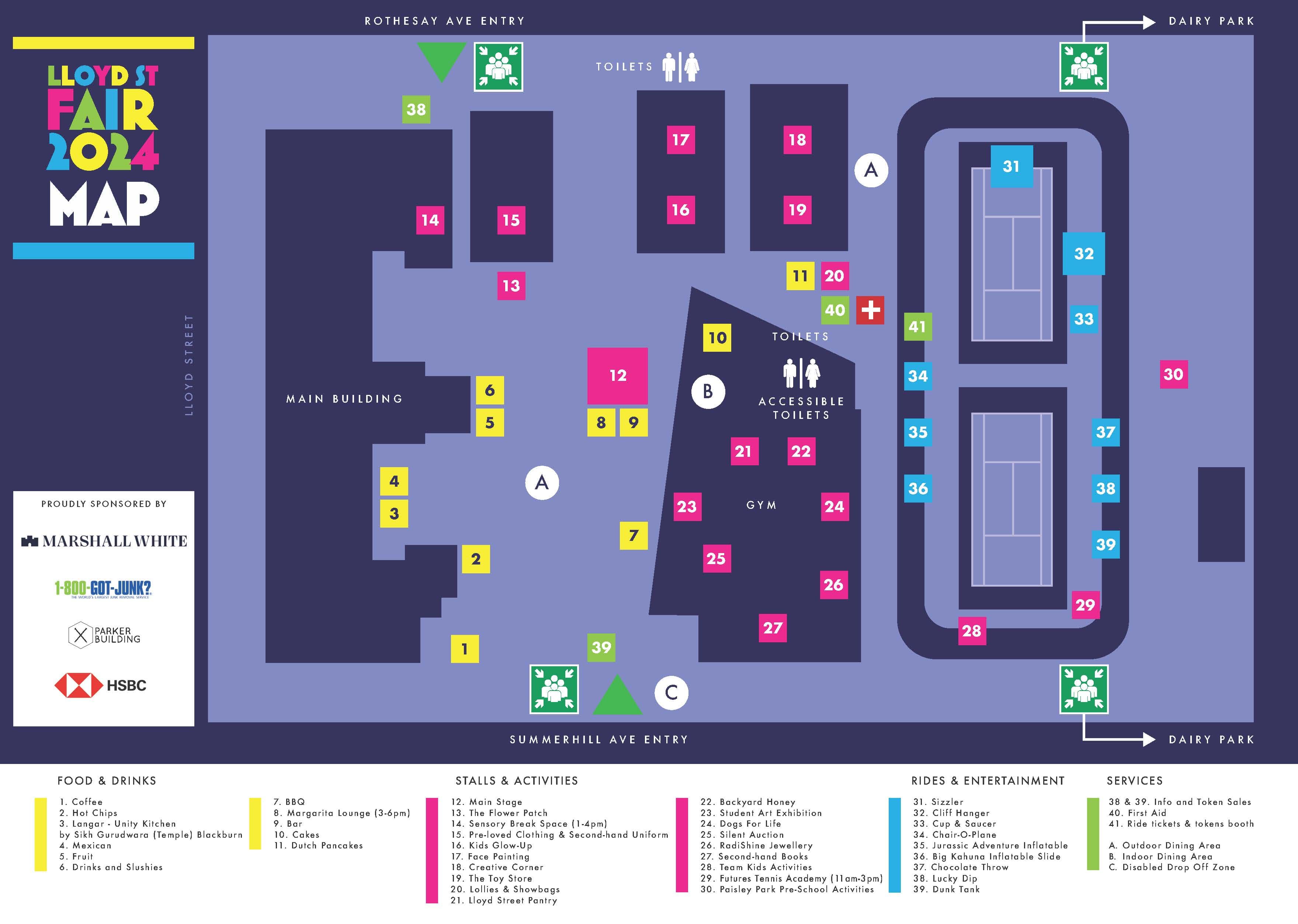2024 Lloyd Street Fair Map